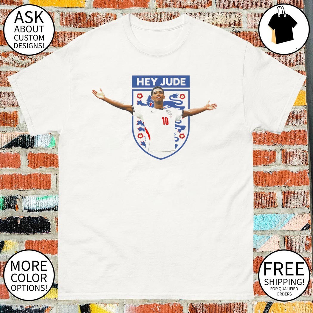 Jude Bellingham Hey Jude England Soccer Three Lions World Cup 2026 shirt