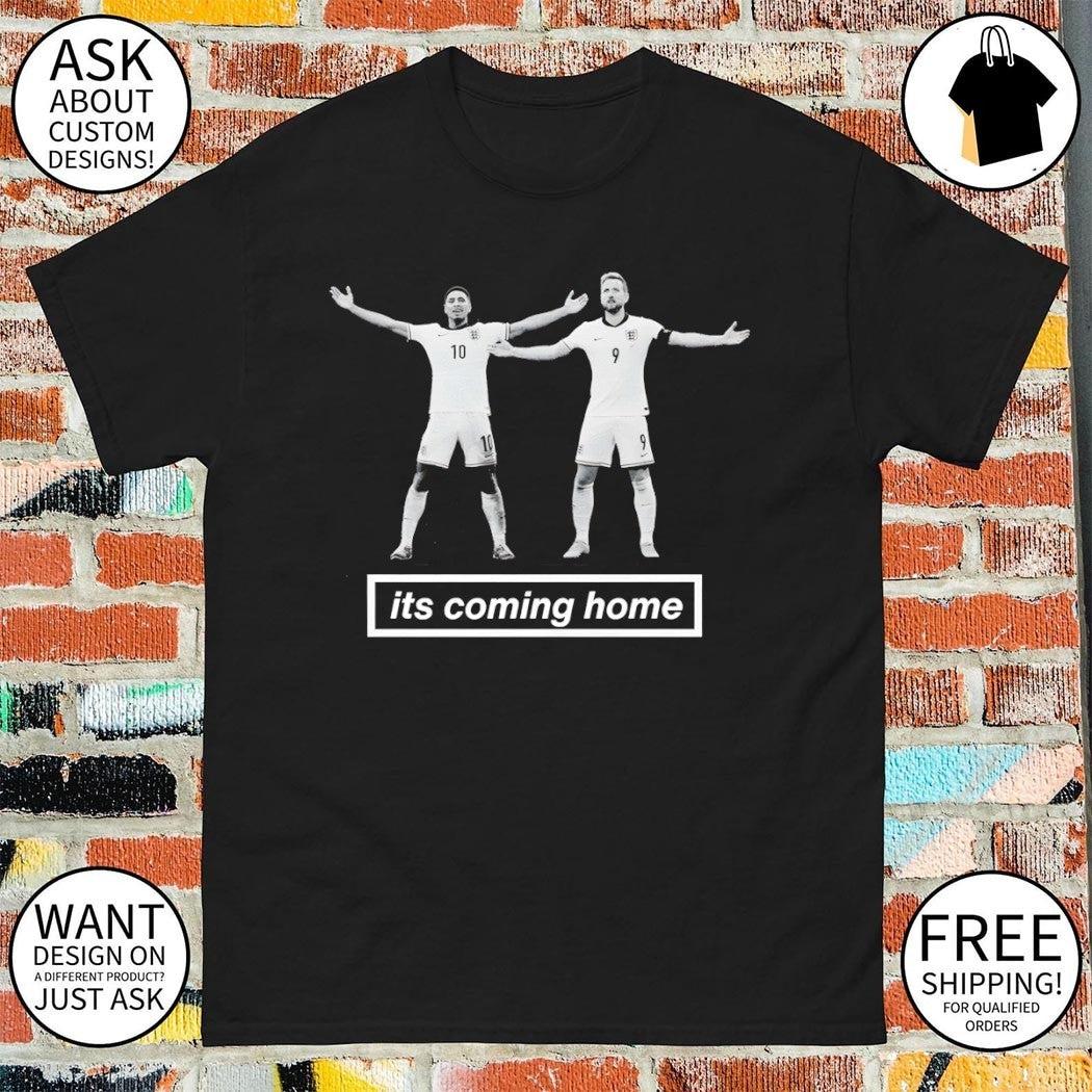 Jude Bellingham and Harry Kane Oasis Its Coming Home England World Cup 2026 shirt