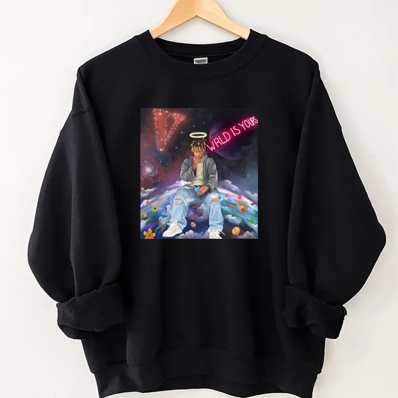 Juice Wrld Sweatshirt Hoodie T-shirt, Rapper Juice Wrld Music Album Sweatshirt, T-Shirt, Rapper Shirt, Juice Wrld 999...