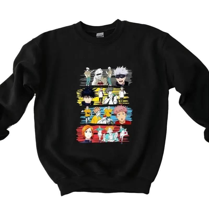 Jujutsu Kaisen Characters Sweatshirt, Anime T-shirt Sweatshirt Hoodie | HypeDripTees.com