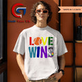 Julio Rodríguez wearing Love Wins Seattle Mariners Pride Month LGBTQ shirt