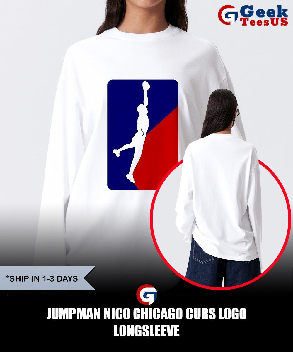 Jumpman Nico Chicago Cubs logo shirt