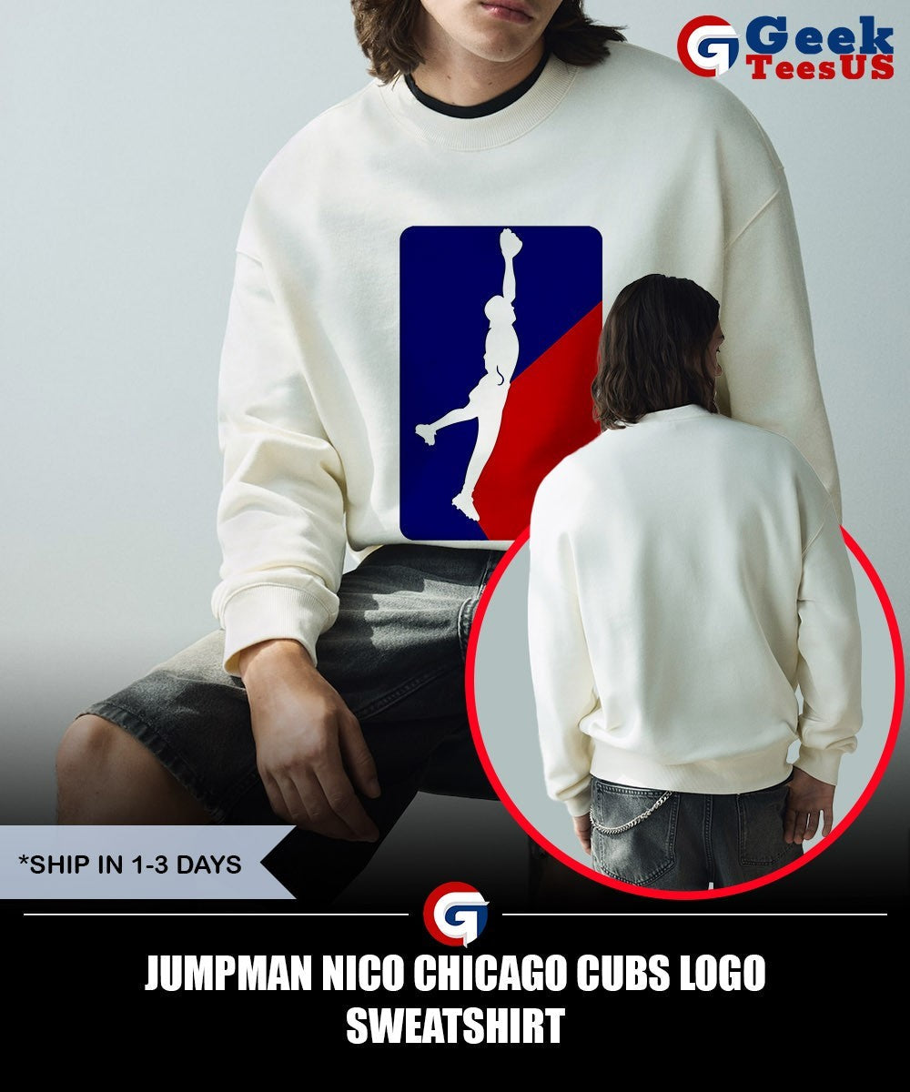 Jumpman Nico Chicago Cubs logo shirt