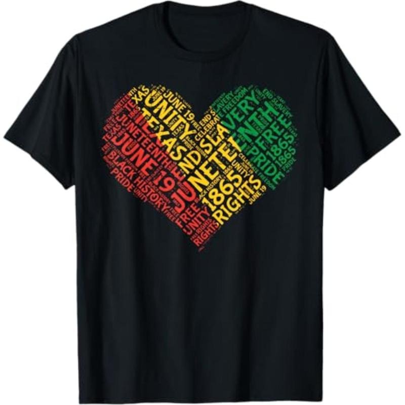 Juneteenth Heart June 19th Black African Pride Women Girls T-Shirt Hoodie, Sweatshirt | HypeDripTees.com