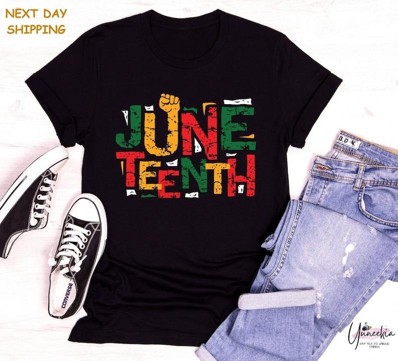 Juneteenth Shirt, Human Rights Tee, Black History Month T-Shirt, Freedom Outfit Hoodie, Sweatshirt | HypeDripTees.com
