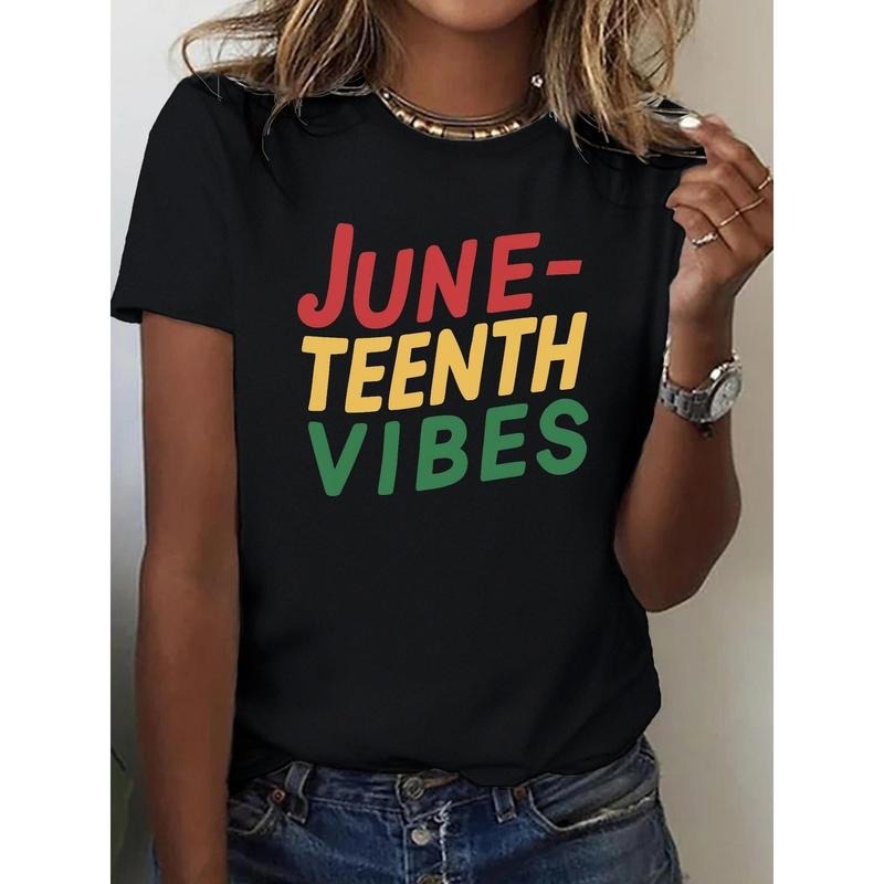 Juneteenth Vibes Women's Crew Neck T-Shirt