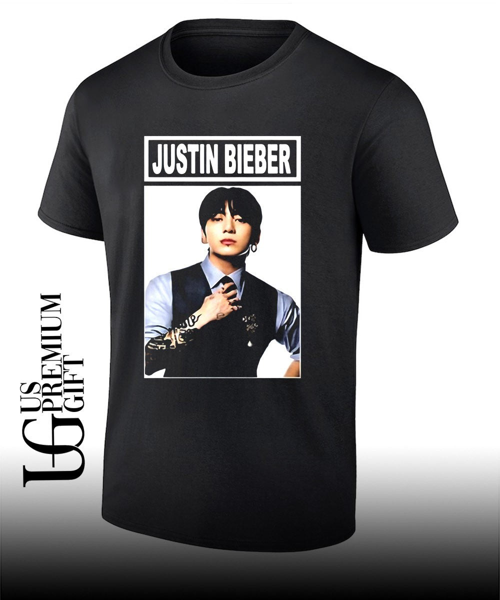 Jungkook Justin Bieber shirt
