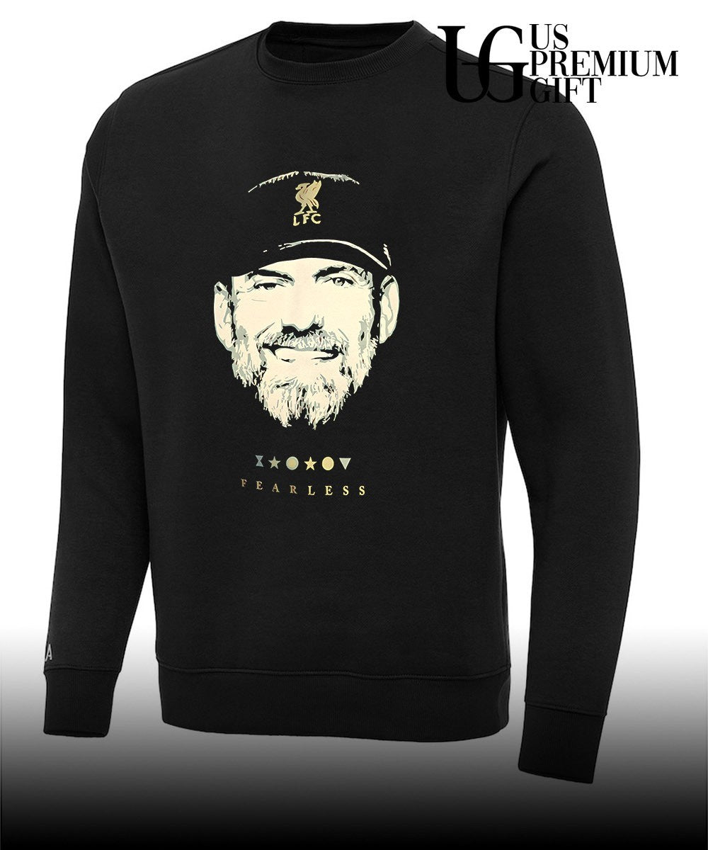 Jurgen Klopp Coach Liverpool FC Fearless big head shirt