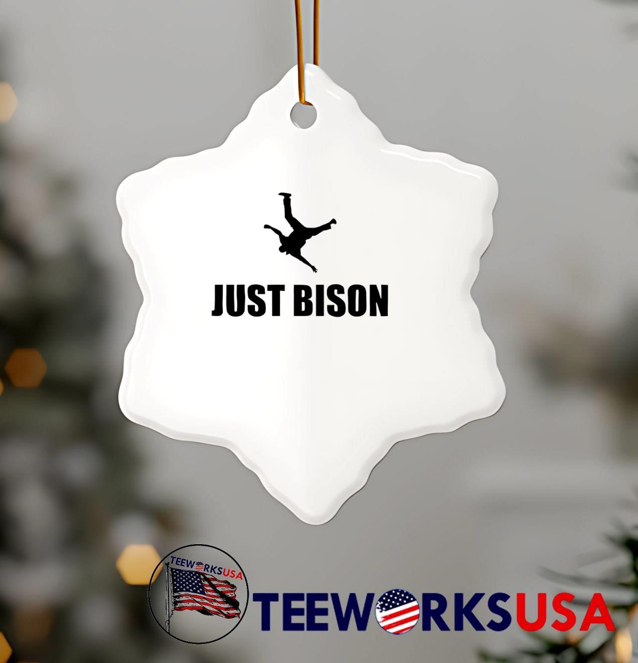 Just Bison Falling Man T-Shirt