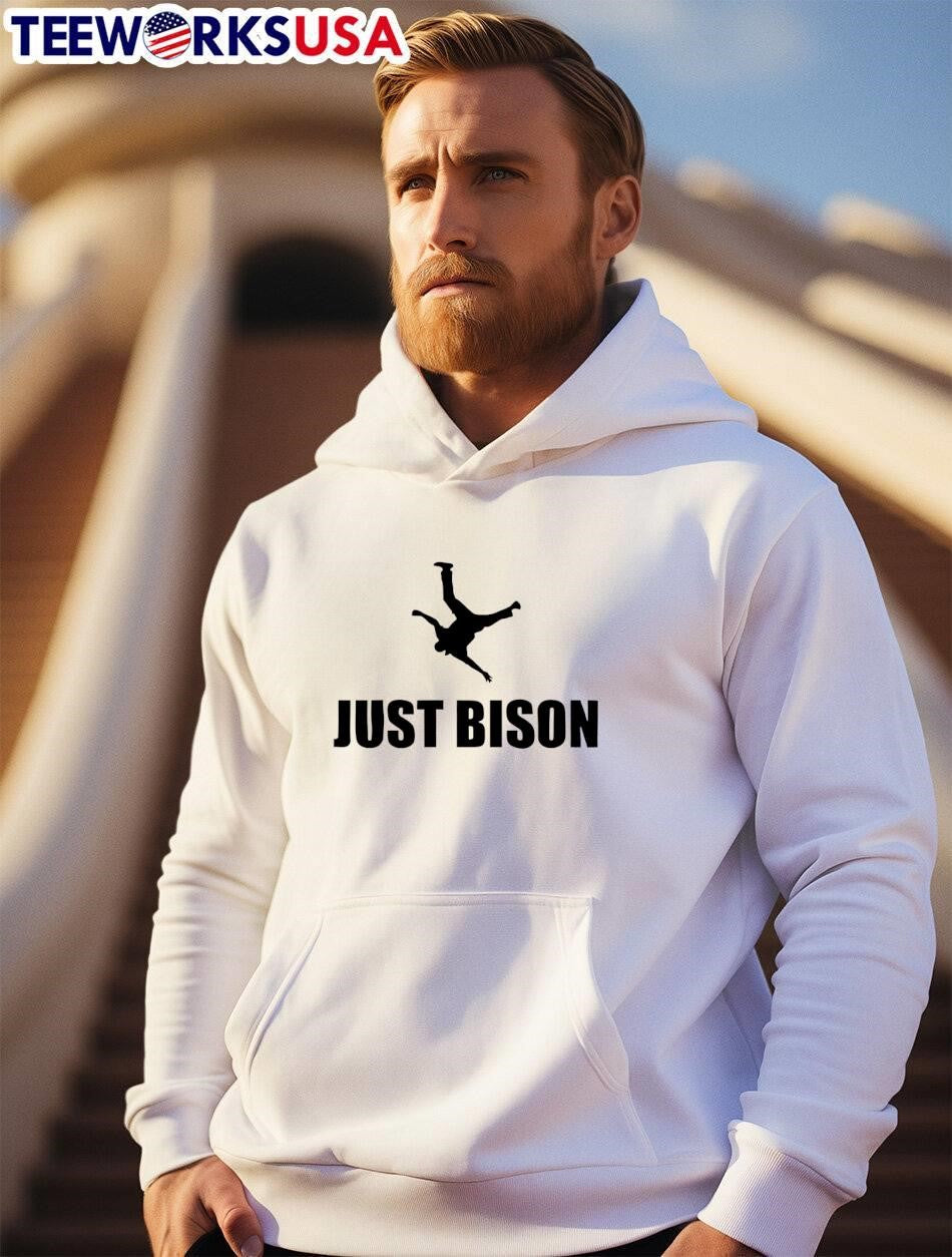 Just Bison Falling Man T-Shirt