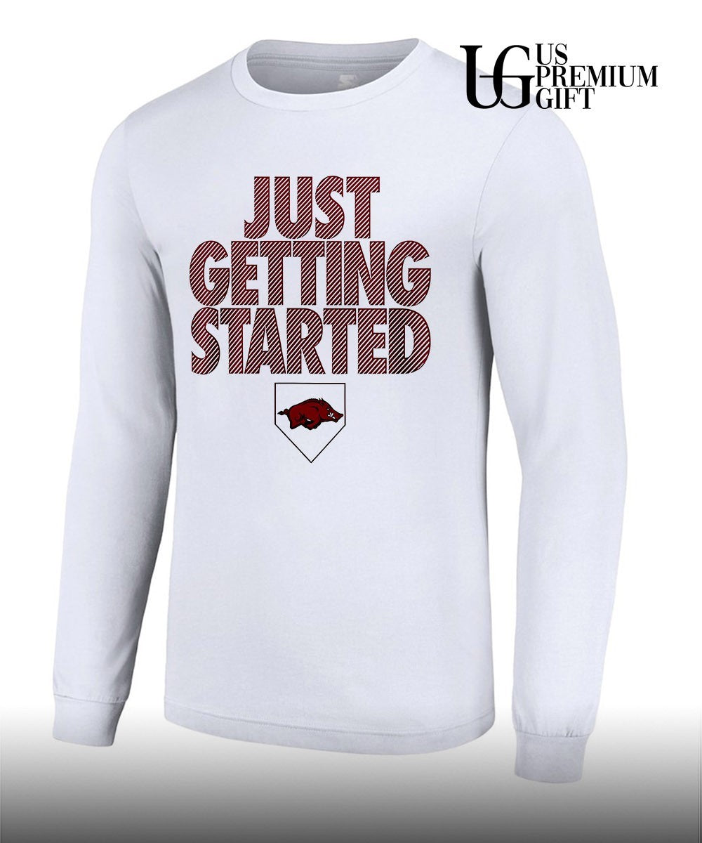 Just Getting Started Arkansas Razorbacks Softball 2026 Women’s College World Series shirt
