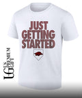 Just Getting Started Arkansas Razorbacks Softball 2026 Women’s College World Series shirt