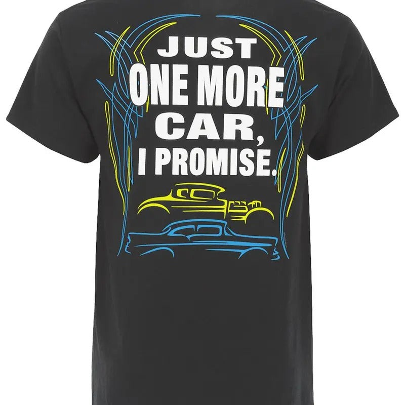 Just One More Car T-Shirts mens  clothing Cotton Crewneck Hoodie, Sweatshirt | HypeDripTees.com