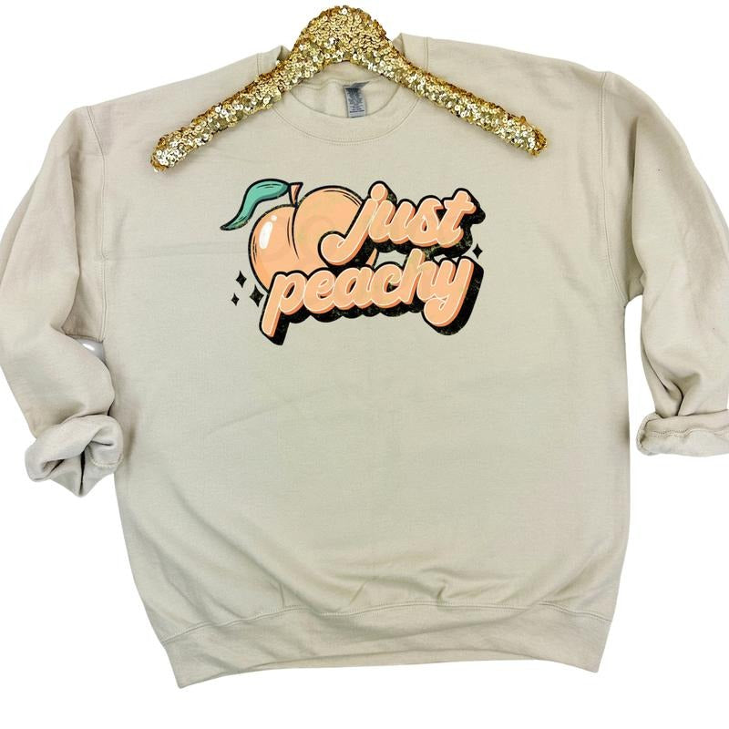 Just Peachy  Sweatshirt T-Shirts, Hoodie | HypeDripTees.com