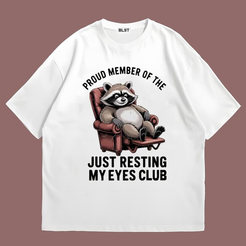 Just Resting My Eyes T-Shirt Gift For Football Fan Comfortable Fit for All-Day Wear Hoodie, Sweatshirt | HypeDripTees.com