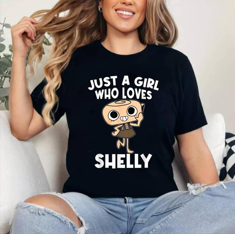 Just Girl Who Loves Shelly Cotton 100% Top Trending T-Shirts, Hoodie, Sweatshirt