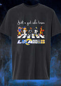 Just a girl who loves LA sports icons Los Angeles T-Shirt