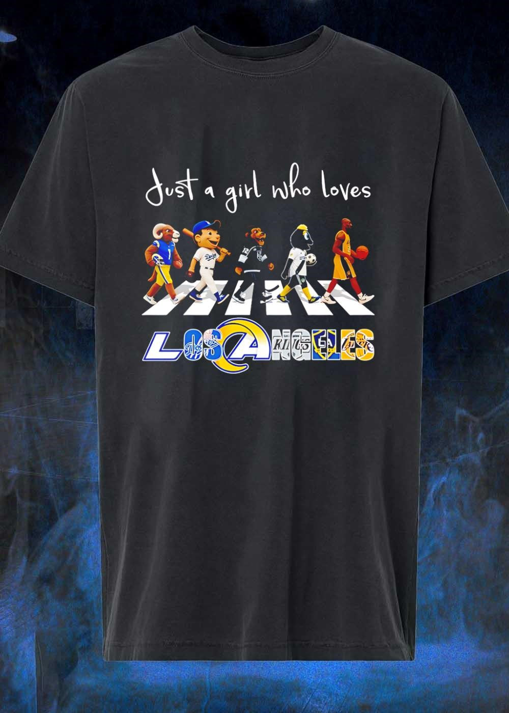 Just a girl who loves LA sports icons Los Angeles T-Shirt