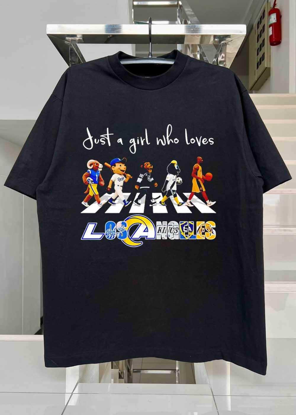 Just a girl who loves LA sports icons Los Angeles T-Shirt