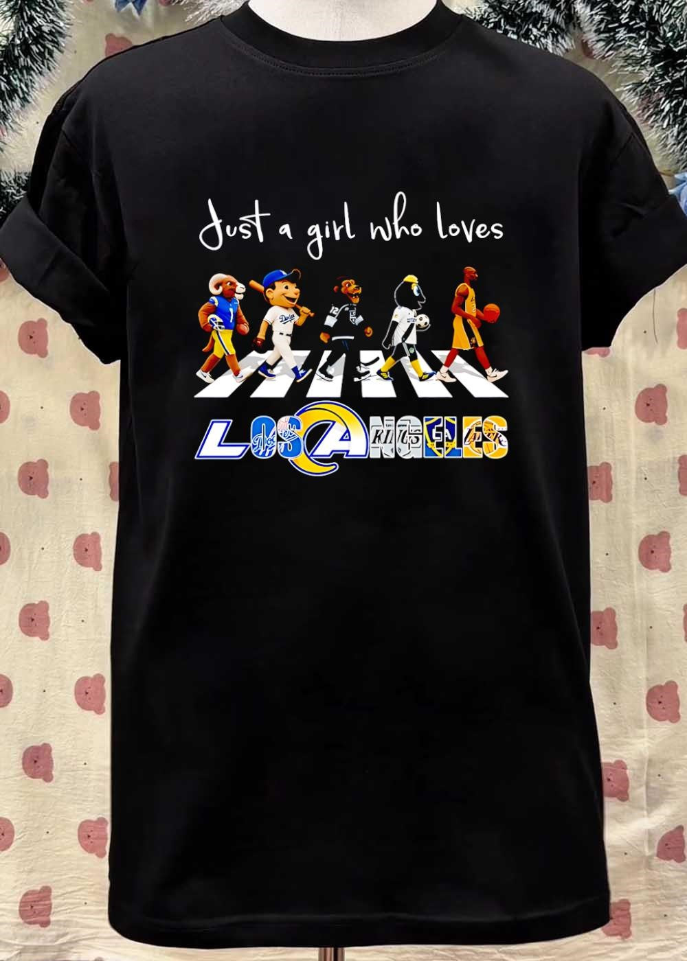 Just a girl who loves LA sports icons Los Angeles T-Shirt