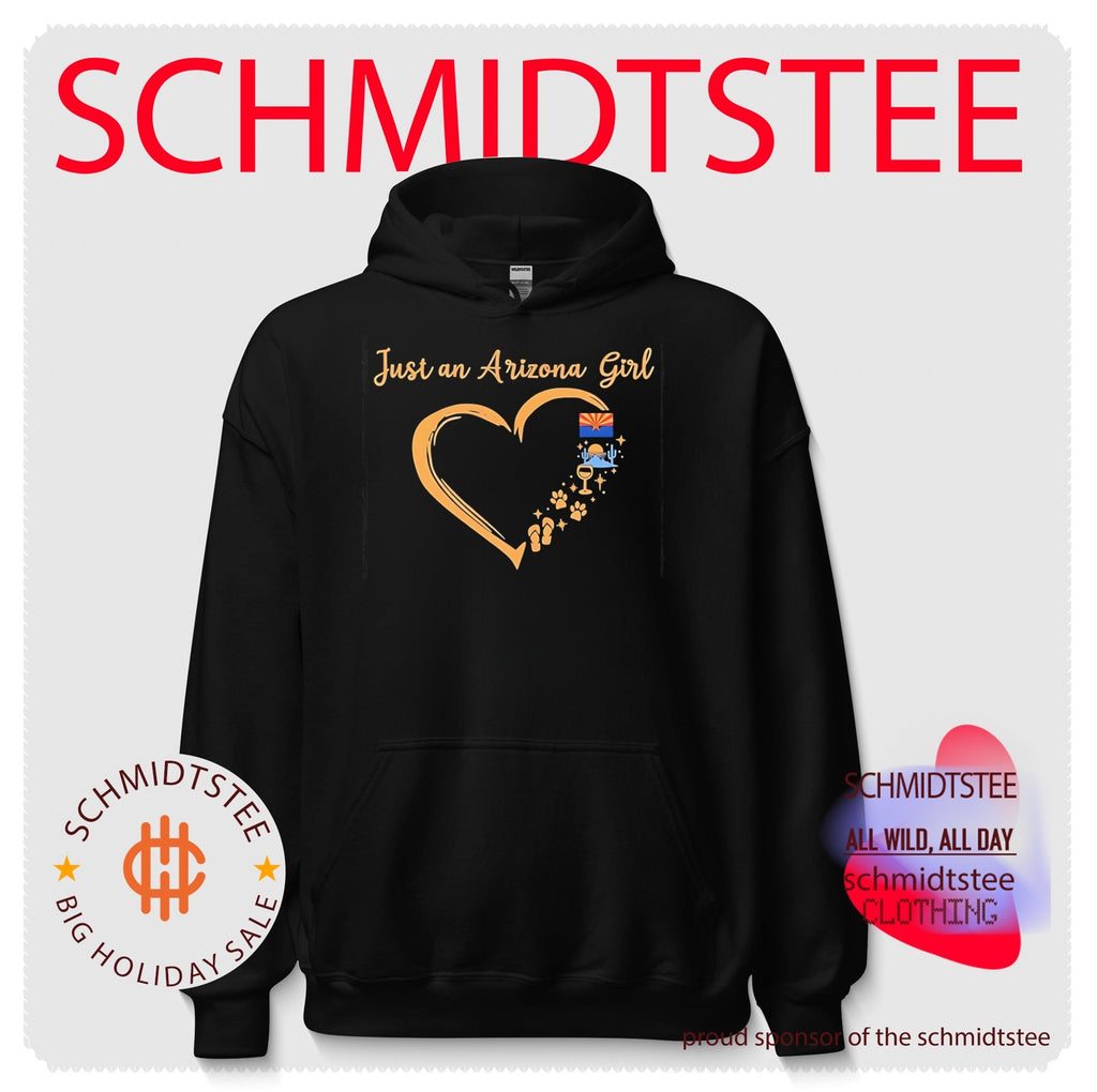 Just an Arizona Girl graphic heart shirt