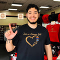 Just an Arizona Girl graphic heart shirt