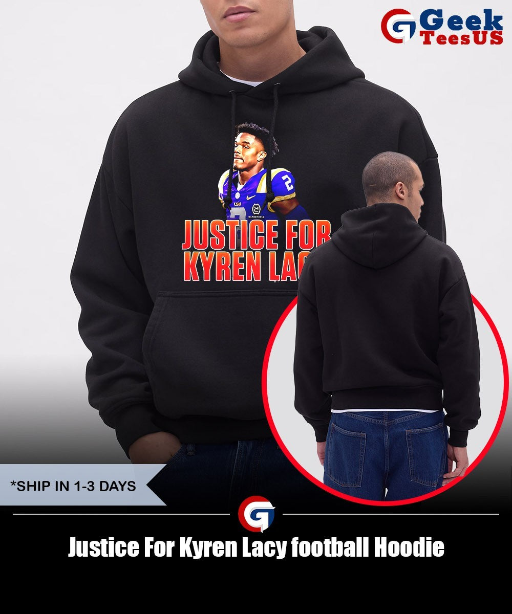 Justice For Kyren Lacy football shirt