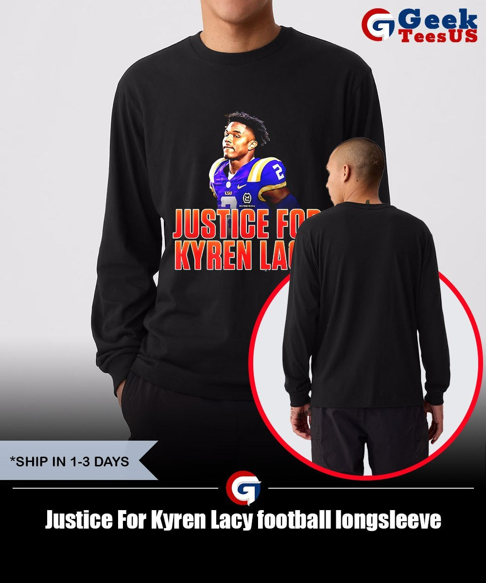 Justice For Kyren Lacy football shirt