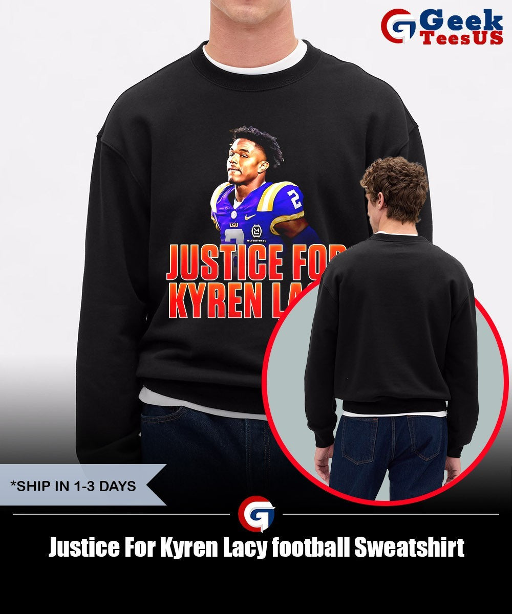 Justice For Kyren Lacy football shirt