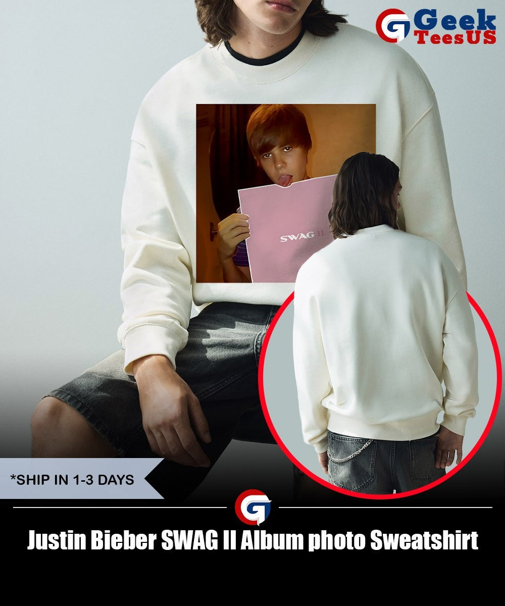 Justin Bieber SWAG II Album photo shirt