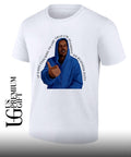 Justin Bieber wearing blue hoodie it’s not clocking to you that i’m standing on business is it meme shirt