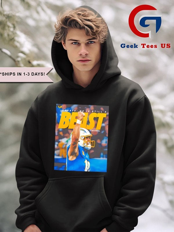 Justin Herbert Still A Beast photo shirt