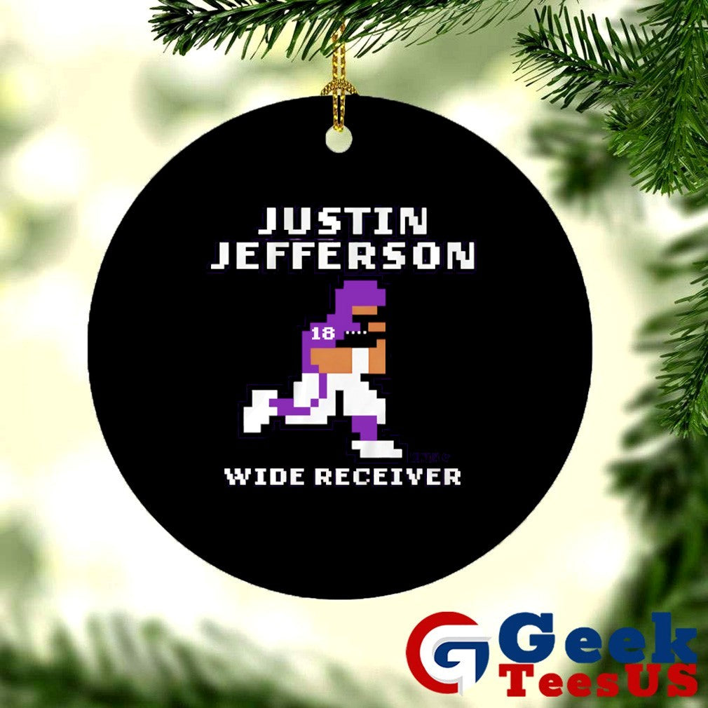 Justin Jefferson Minnesota Vikings football Wide Receiver 8 bit shirt