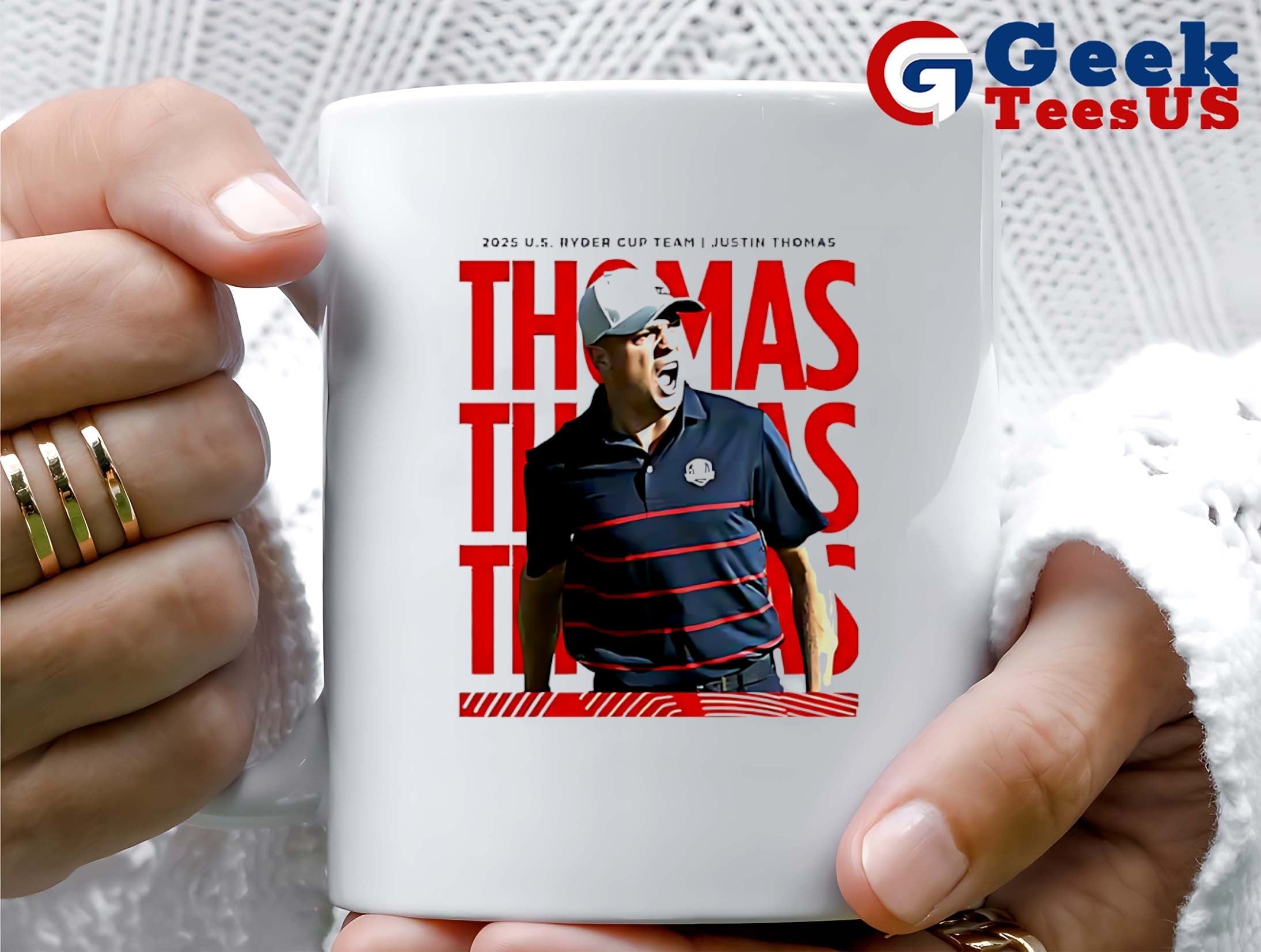 Justin Thomas Ryder Cup USA 2025 Team shirt