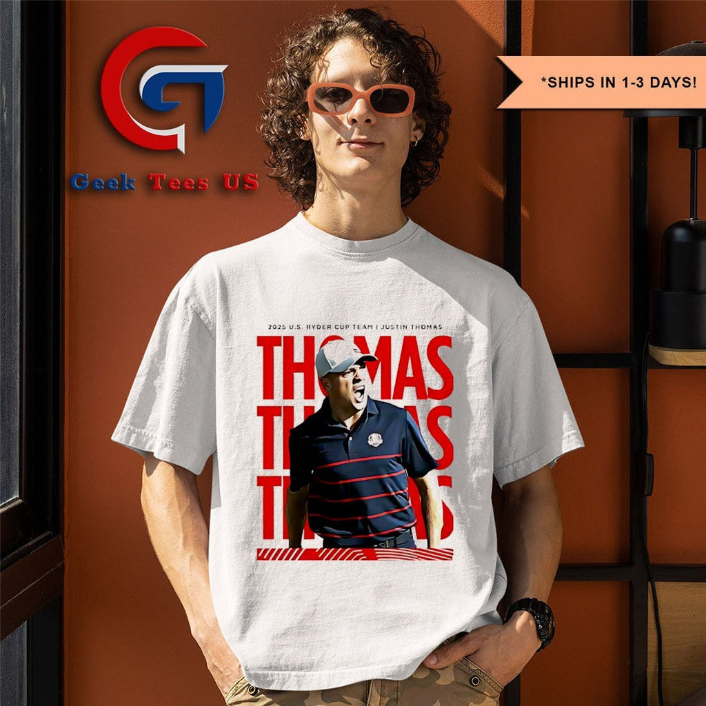 Justin Thomas Ryder Cup USA 2025 Team shirt