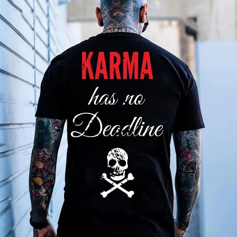 KAMA HAS NO DEADLINE Print Men's T-shirt Hoodie, Sweatshirt | HypeDripTees.com