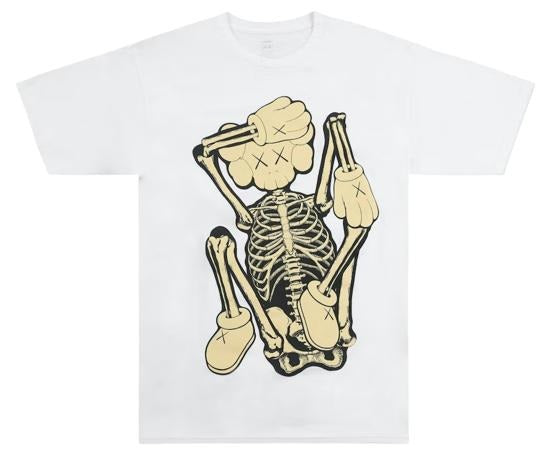 KAWS Skeleton New Fiction T-Shirt Bone 2021 (KAWS-SS01) Men's Size S-XL Hoodie, Sweatshirt | HypeDripTees.com
