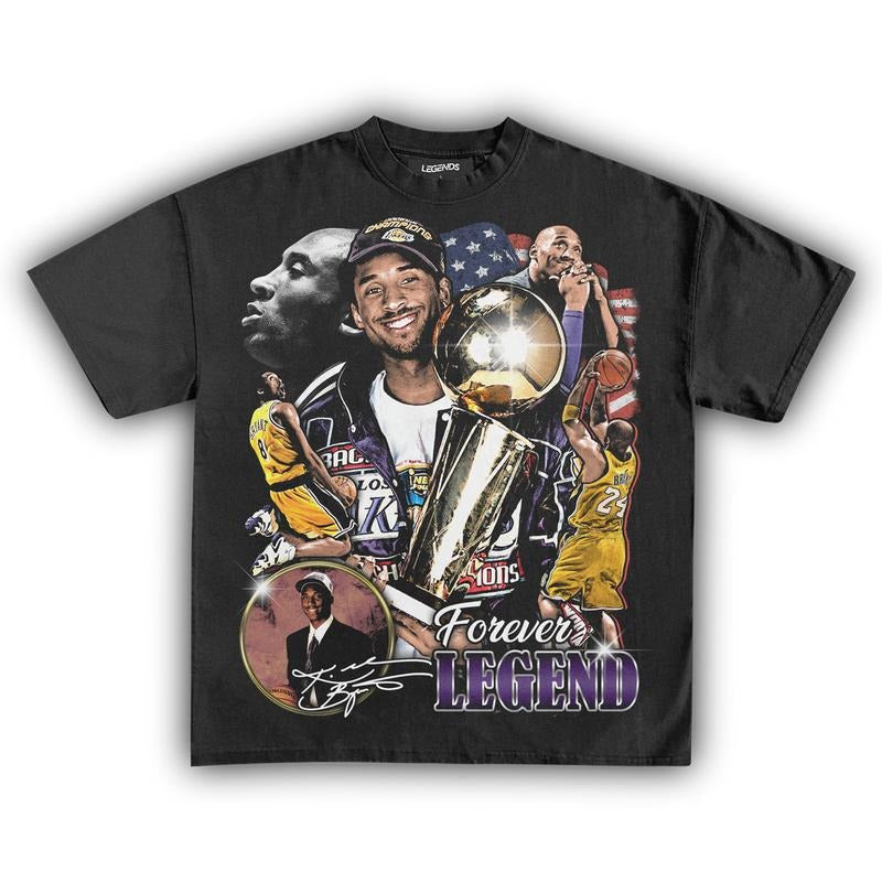 KB LEGEND FOREVER  Tee | Vintage Tee Graphic T-Shirt Sweatshirt Hoodie | Sport Tee - Gift For Fan | HypeDripTees.com
