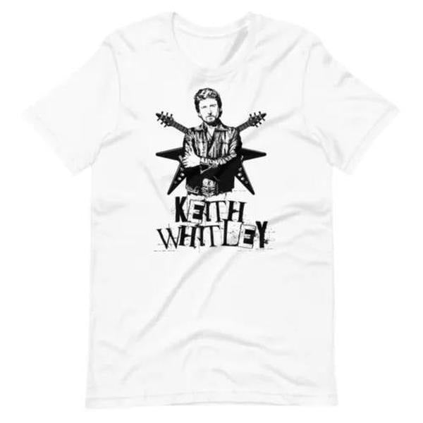 KEITH WHITLEY Country Music Punk Parody Tee Short-Sleeve Unisex T-Shirt Casual Classic Hoodie, Sweatshirt | HypeDripTees.com