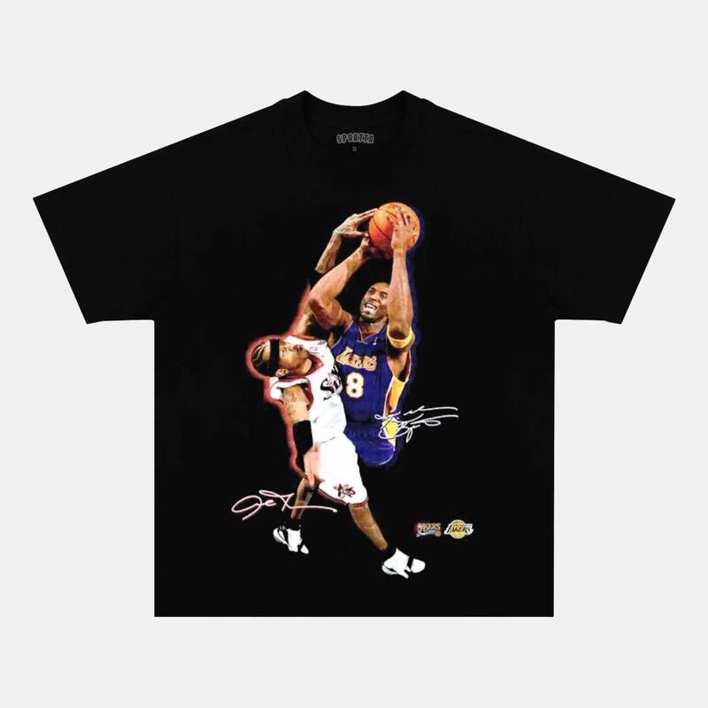 KOBE VS IV3R.S0N Tee | Vintage Tee Graphic T-Shirt Sweatshirt Hoodie | Sport Tee - Gift For Fan | HypeDripTees.com