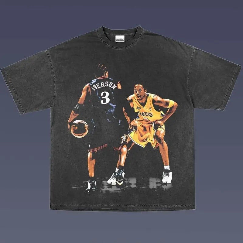 KOBE VS IVERSON 2.11 TEE | VINTAGE TEE GRAPHIC T-SHIRT SWEATSHIRT HOODIE | SPORT TEE -  GIFT FOR FAN | HypeDripTees.com
