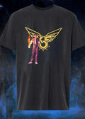 KOF Kyo Kusanagi Fighting Fire Logo T-Shirt