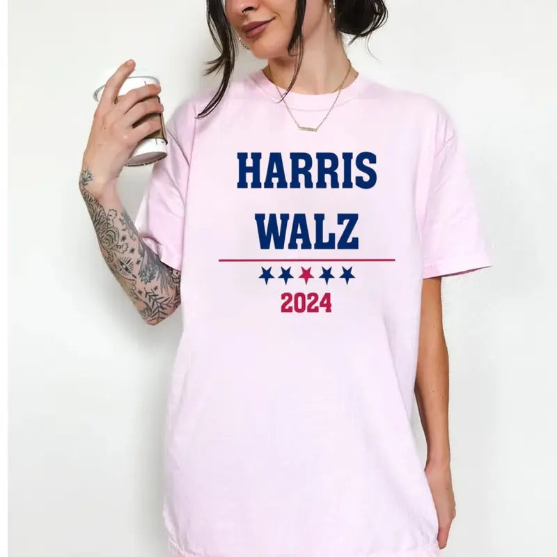 Ka3ala Harris Tim Walz 2024, Democrat Vp Vice President Usa Election, Kamalla 2024, Political Womens Graphic T Shirt,...