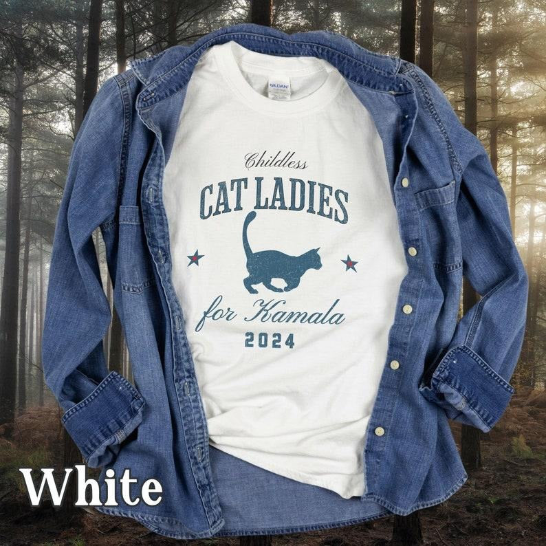 Kamala Harris Shirt Childless Cat Ladies for Kamala Hoodie, Sweatshirt | HypeDripTees.com