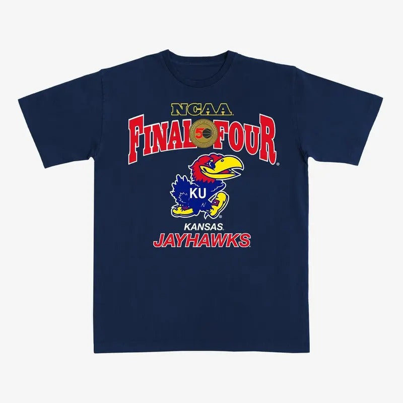 Kansas '88 Final Four Heavy Vintage Football Shirt Sport Shirt Streetwear T-Shirts, Hoodie, Sweatshirt