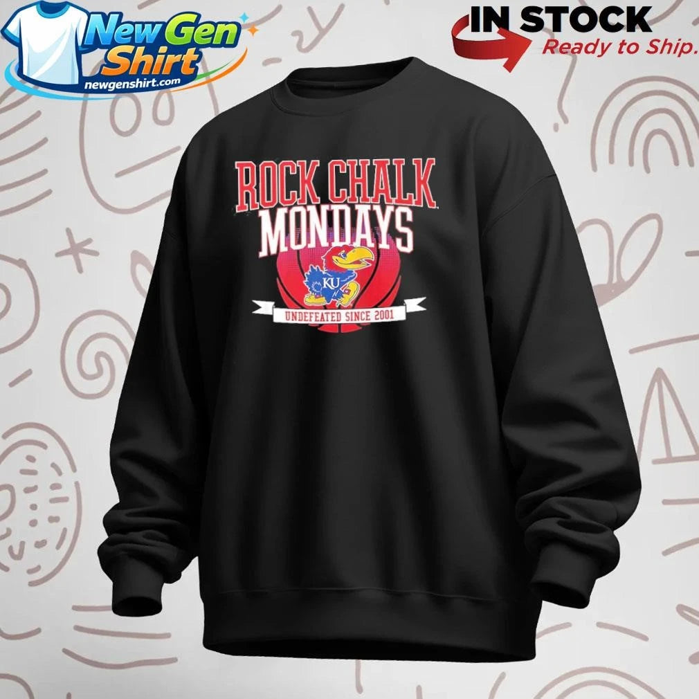 Kansas Basketball Rock Chalk Mondays Shirt