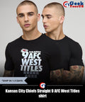 Kansas City Chiefs Straight 9 AFC West Titles shirt