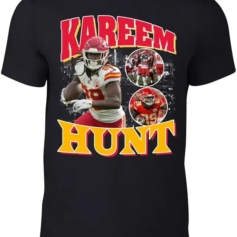 Kansas City Kareem Hunt Bootleg Style T-Shirt Hoodie, Sweatshirt | HypeDripTees.com