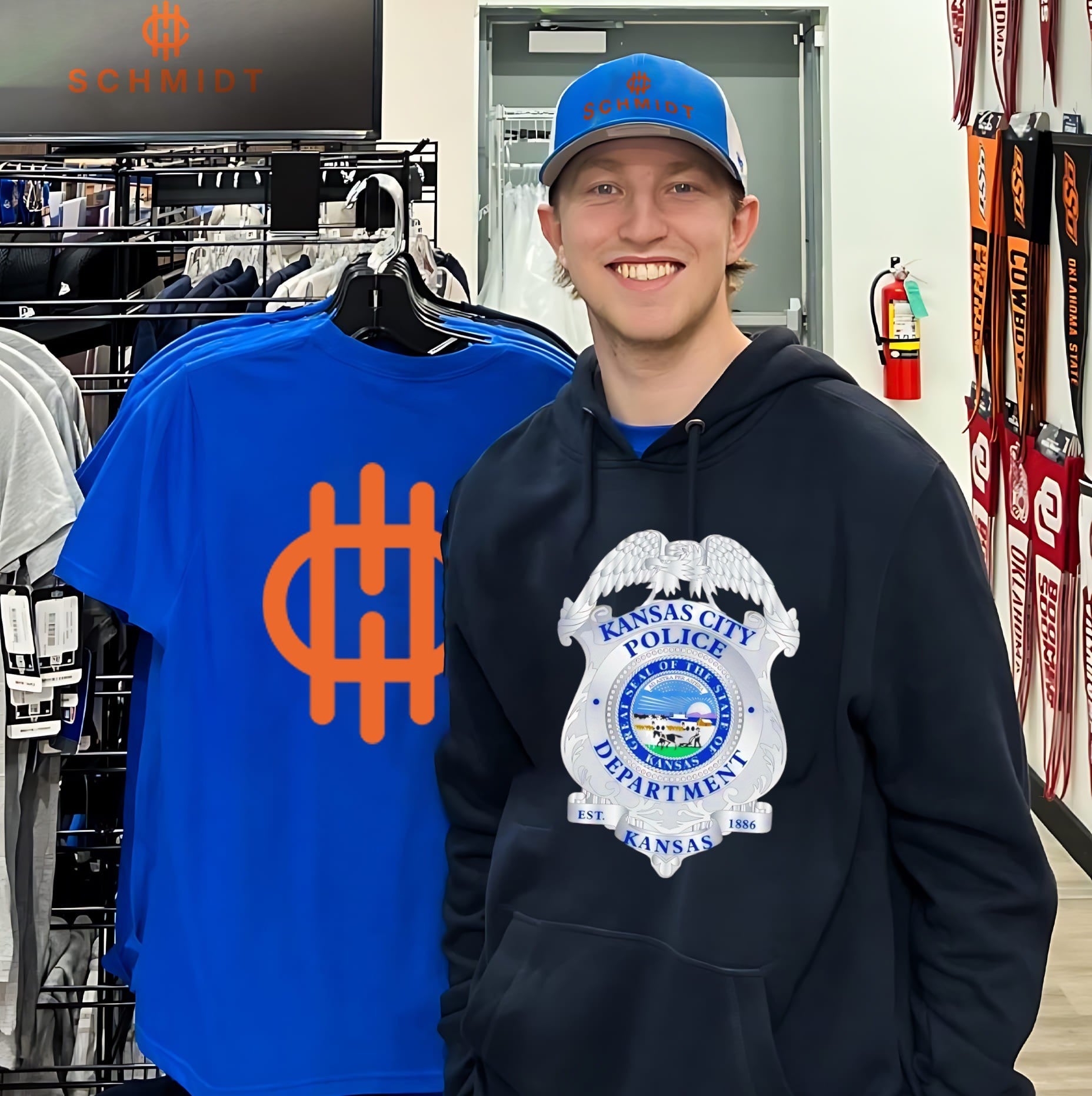 Kansas City Police Department Official Badge shirt