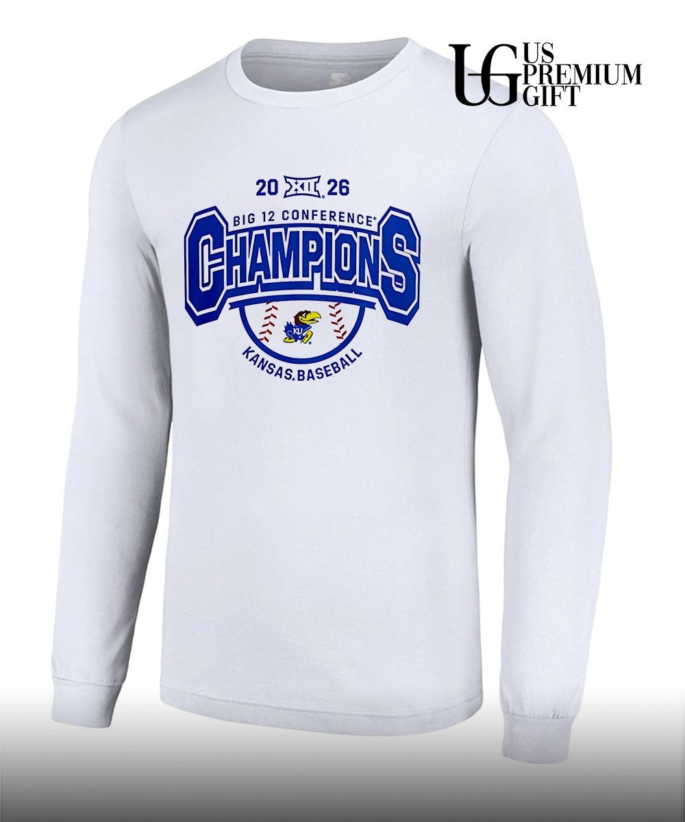 Kansas Jayhawks Baseball Big 12 Conference Champions 2026 shirt